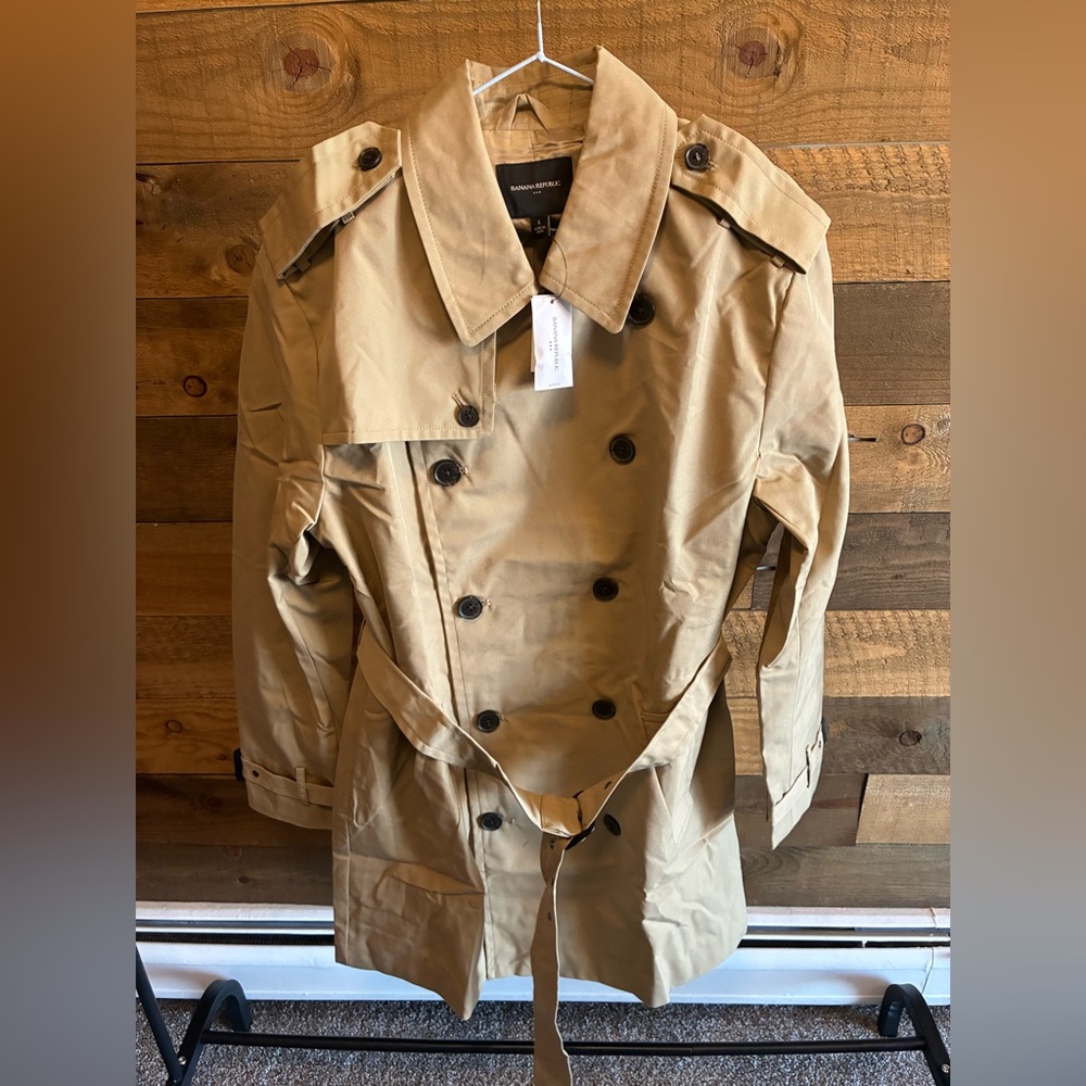 Banana Republic Tan Trench Coat